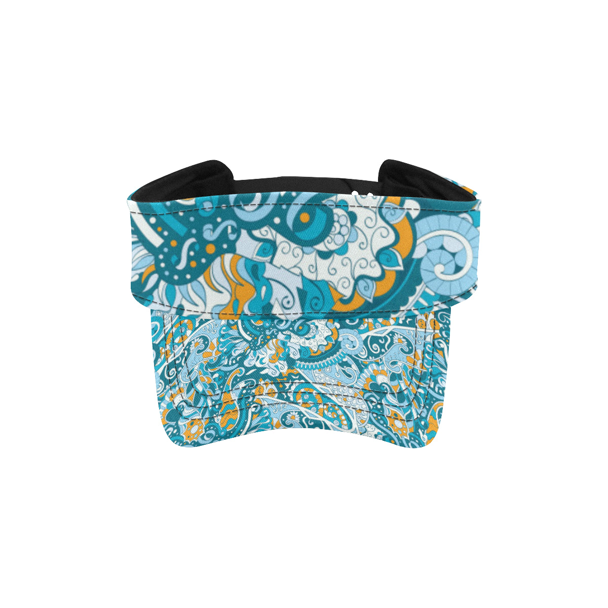 Funky Retro Pattern Print Design A03 Unisex Sun Visor