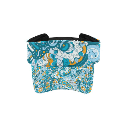 Funky Retro Pattern Print Design A03 Unisex Sun Visor