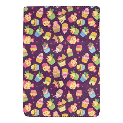 Cupcake Pattern Print Design 05 Women's Trifold Wallet