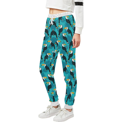 Toucan Parrot Pattern Print Unisex Sweatpants