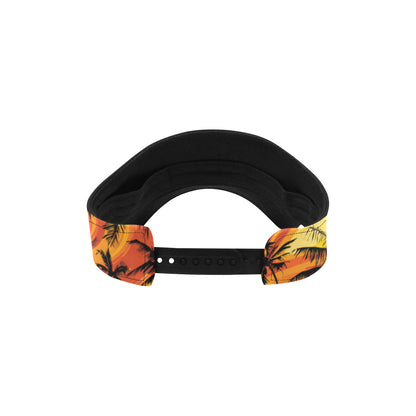 Palm Tree Pattern Print Design A02 Unisex Sun Visor