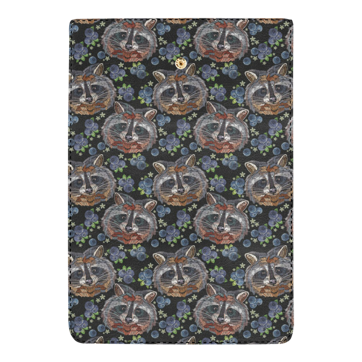 Raccoon Pattern Print Design A03 Women's Trifold Wallet
