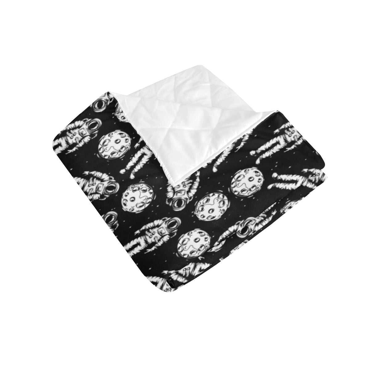 Astronaut Pattern Print Design 03 Premium Quilt