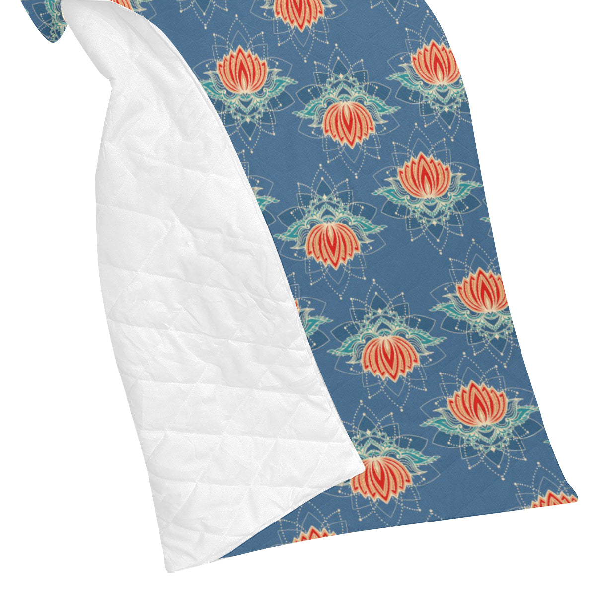 lotus Boho Pattern Print Design LO07 Premium Quilt