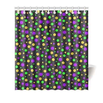Mardi Gras Pattern Print Design 07 Shower Curtain