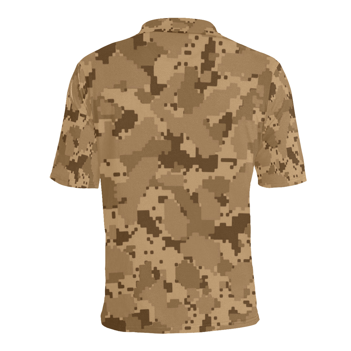 ACU Desert Digital Pattern Print Design 01 Men Polo Shirt