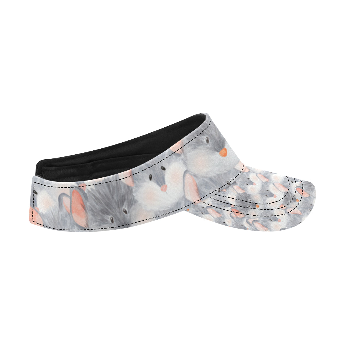Rat Baby Pattern Print Design 02 Unisex Sun Visor