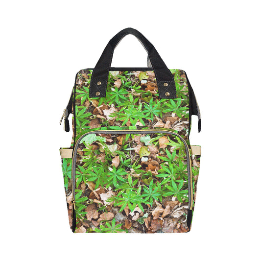 Camouflage Realistic Tree Fresh Print Diaper Bag Backpack