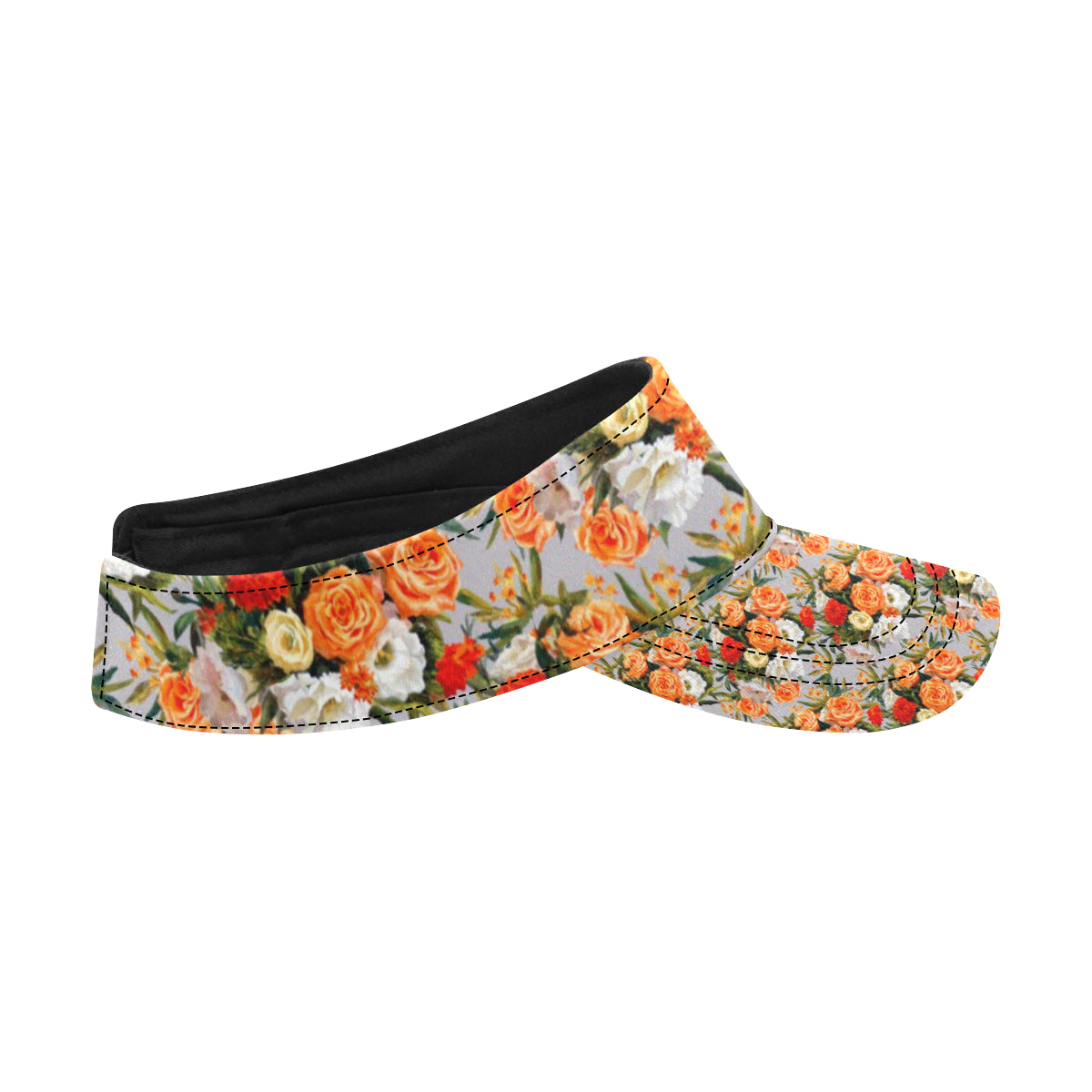 Lisianthus Pattern Print Design LT04 Unisex Sun Visor