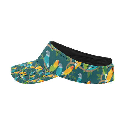 Lovebird Pattern Print Design 02 Unisex Sun Visor