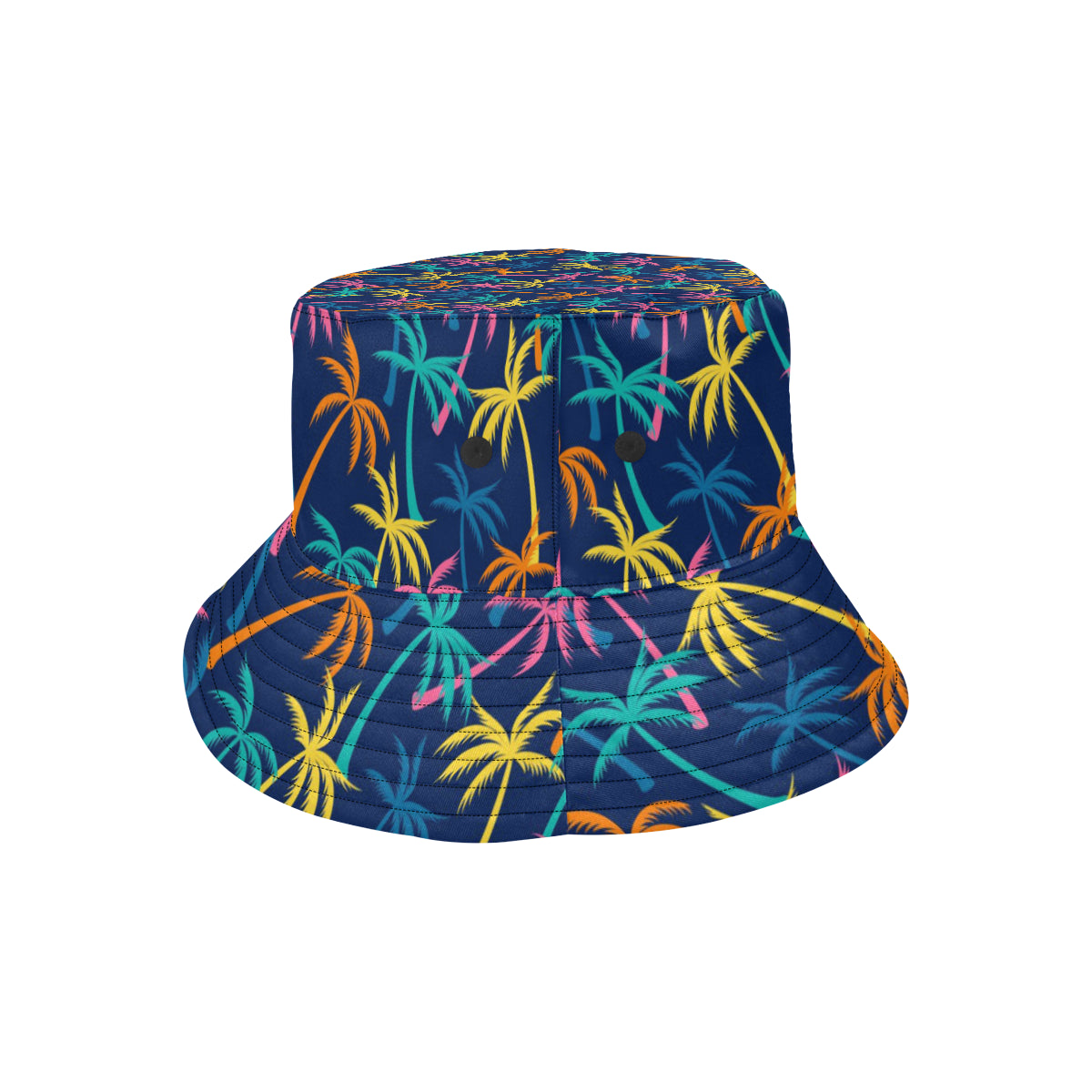 Palm Tree Pattern Print Design PT013 Unisex Bucket Hat