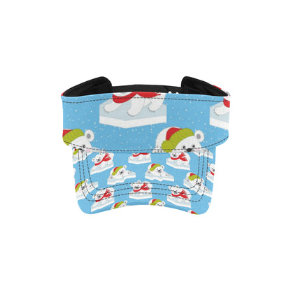 Polar Bear Pattern Print Design PB06 Unisex Sun Visor