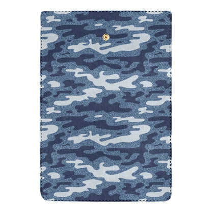 Jean Camouflage Pattern Print Design 05 Women's Trifold Wallet