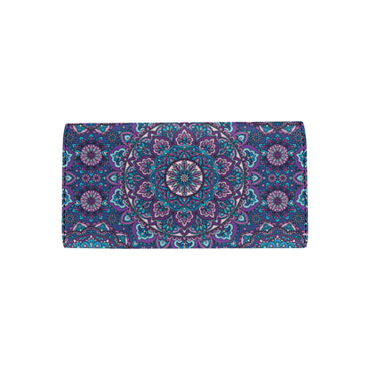 Medallion Pattern Print Design 05 Women's Trifold Wallet