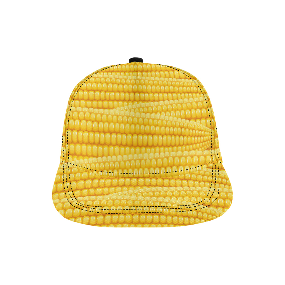 Agricultural Corn cob Pattern Snapback Cap