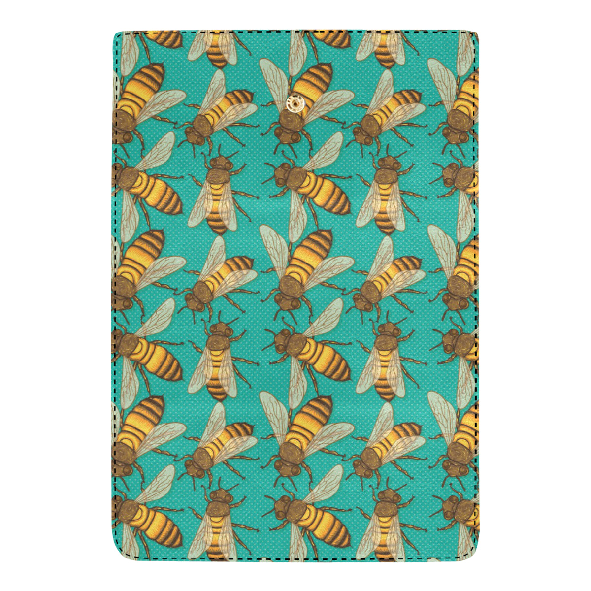 Bee Pattern Print Design BEE04 Women's Trifold Wallet