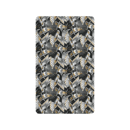 Hummingbird Gold Design Themed Print Rubber Doormat