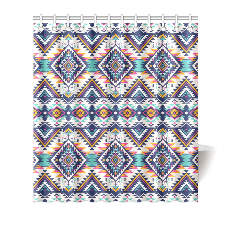 Tribal Aztec native american Shower Curtain