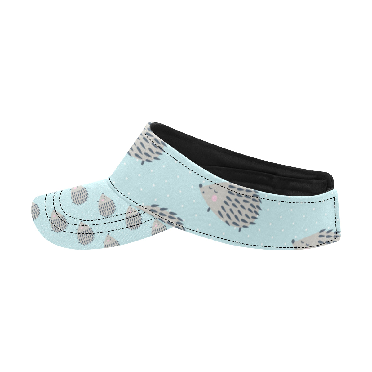 Hedgehog Pattern Print Design 02 Unisex Sun Visor