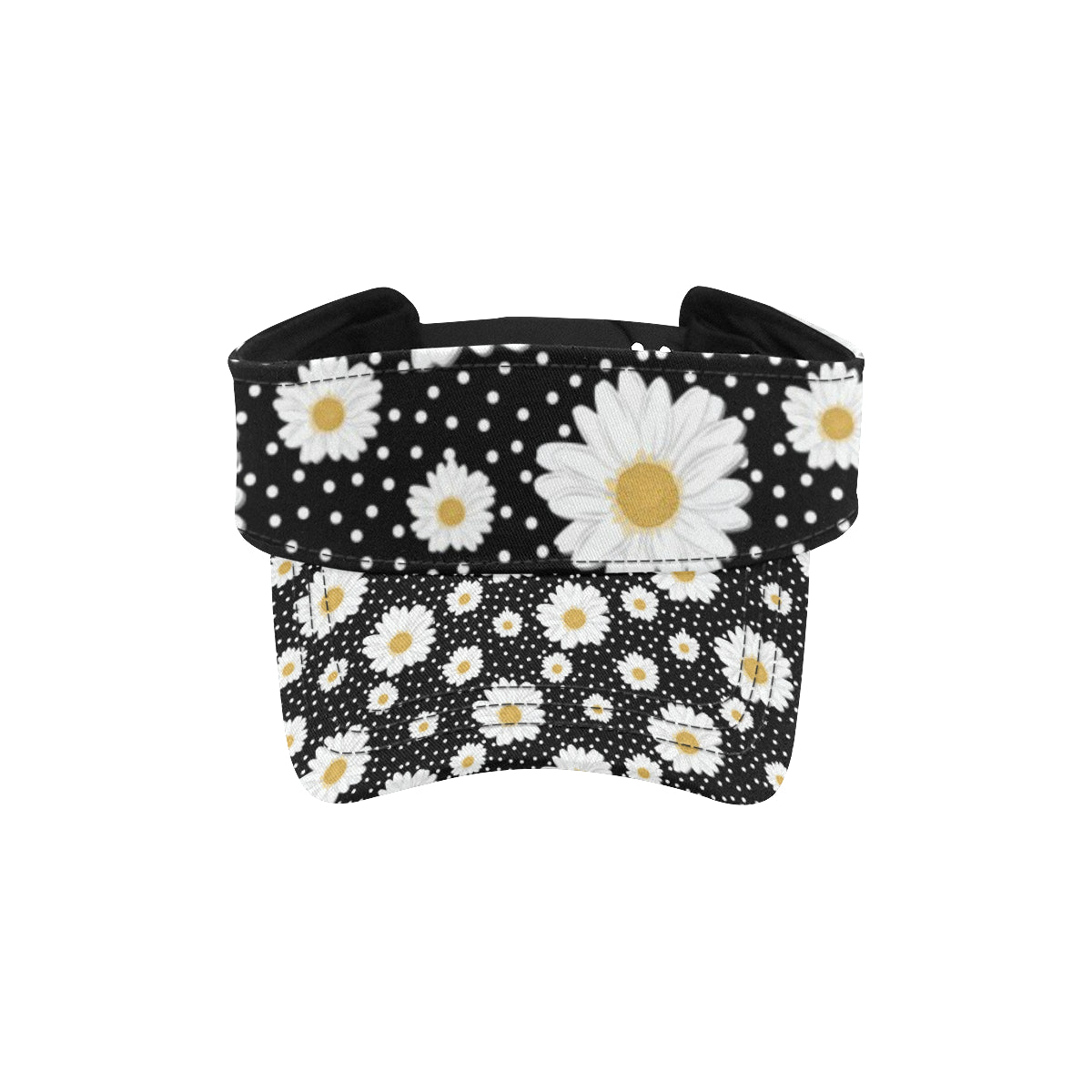 Daisy Pattern Print Design DS02 Unisex Sun Visor
