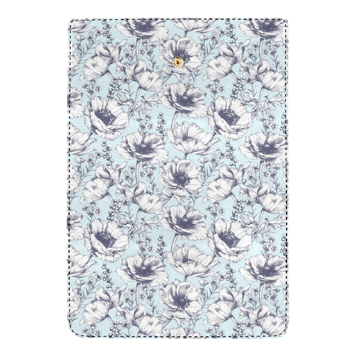 Anemone Pattern Print Design 02 Women's Trifold Wallet
