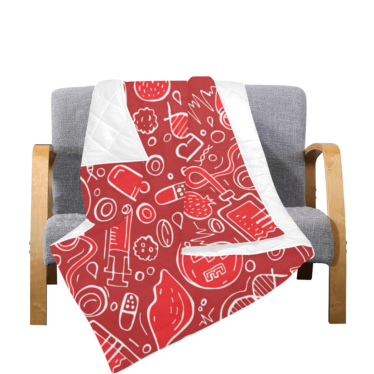 Phlebotomist Pattern Print Design A02 Premium Quilt