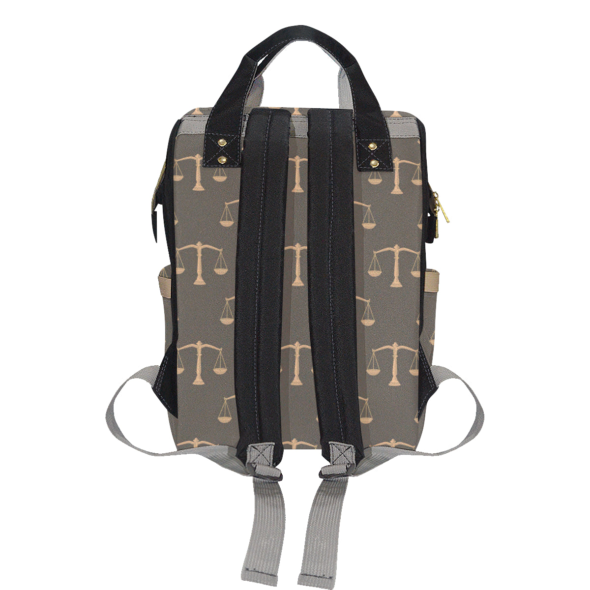 Libra Pattern Print Design 01 Diaper Bag Backpack