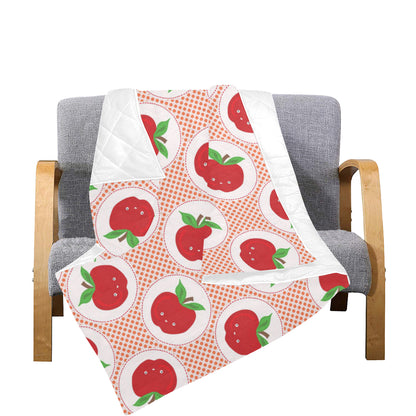 Apple Pattern Print Design AP08 Premium Quilt