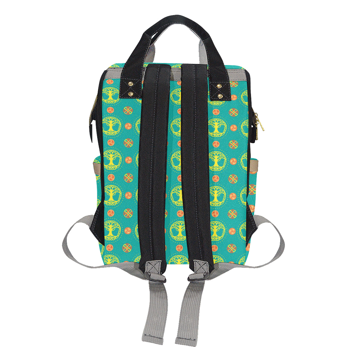 Celtic Tree of Life Print Pattern Diaper Bag Backpack