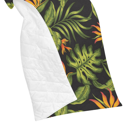 Bird Of Paradise Pattern Print Design BOP013 Premium Quilt