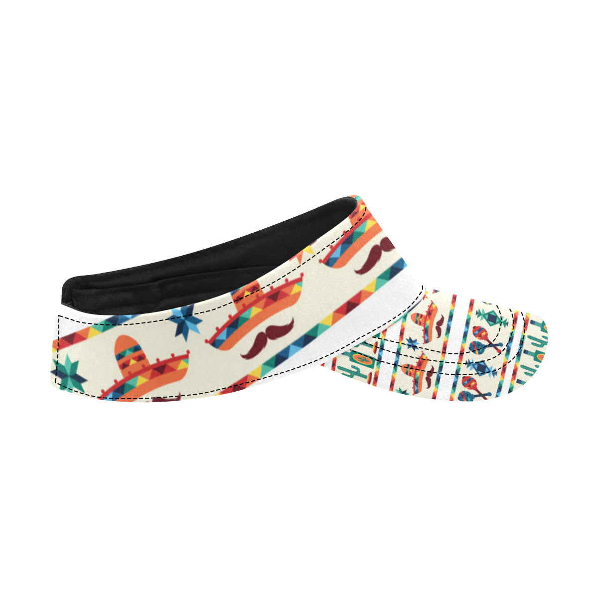 Maracas Mexican Pattern Print Design 01 Unisex Sun Visor