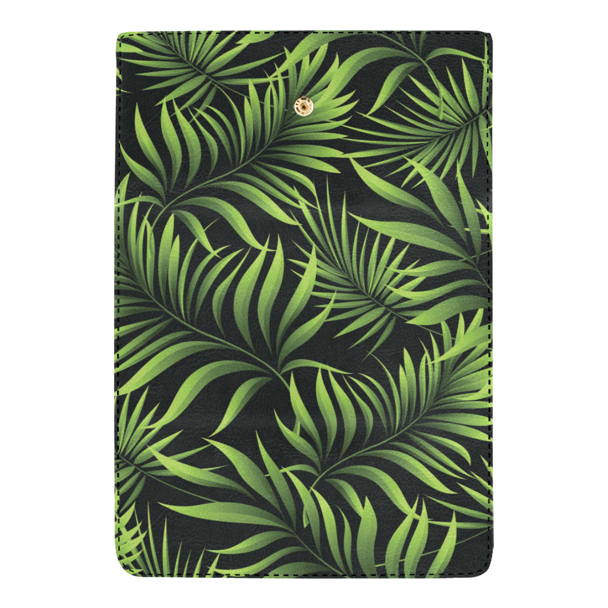 Palm Leaves Pattern Print Design PL07 Women's Trifold Wallet