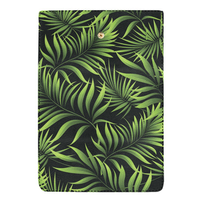 Palm Leaves Pattern Print Design PL07 Women's Trifold Wallet