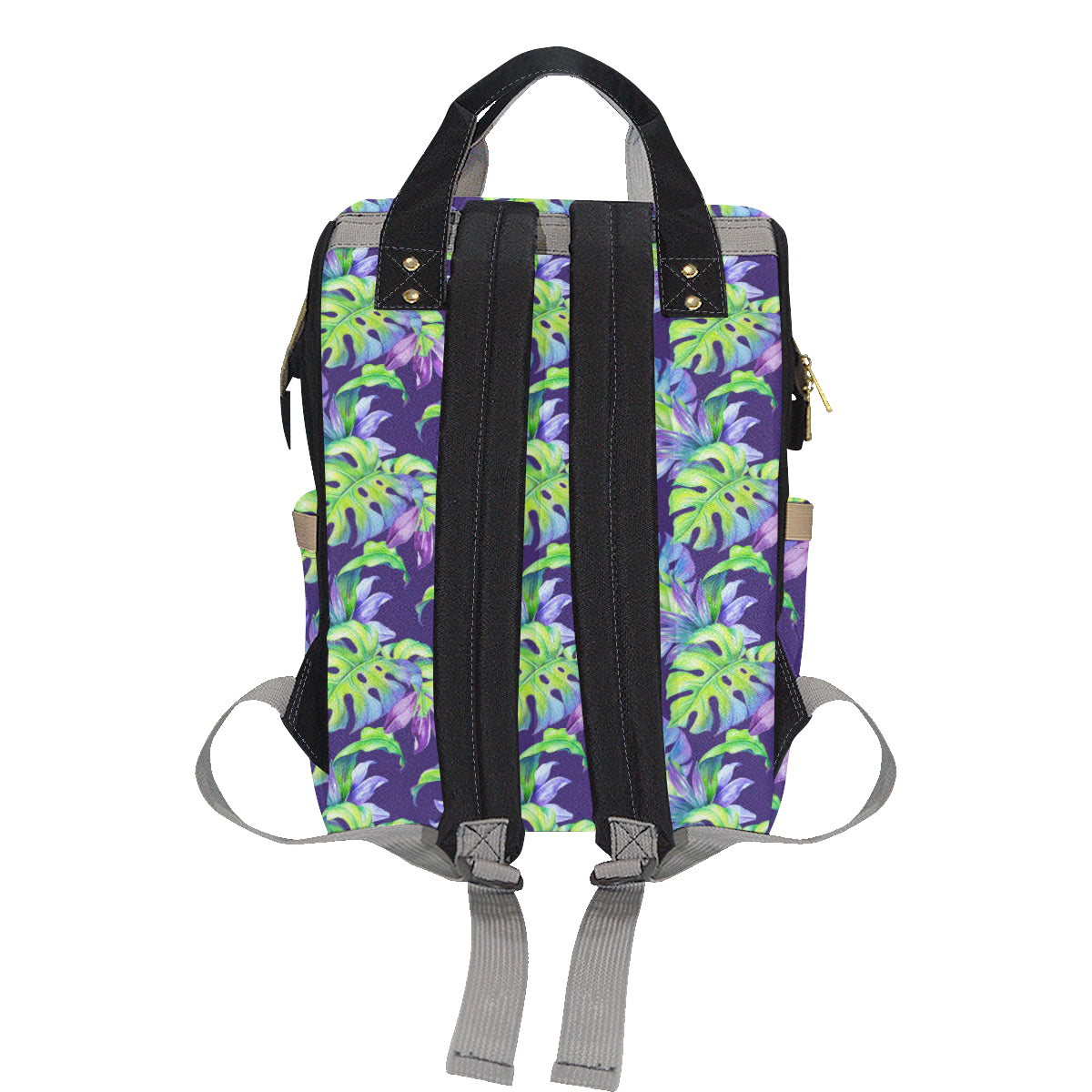 Tropical Flower Pattern Print Design TF019 Diaper Bag Backpack