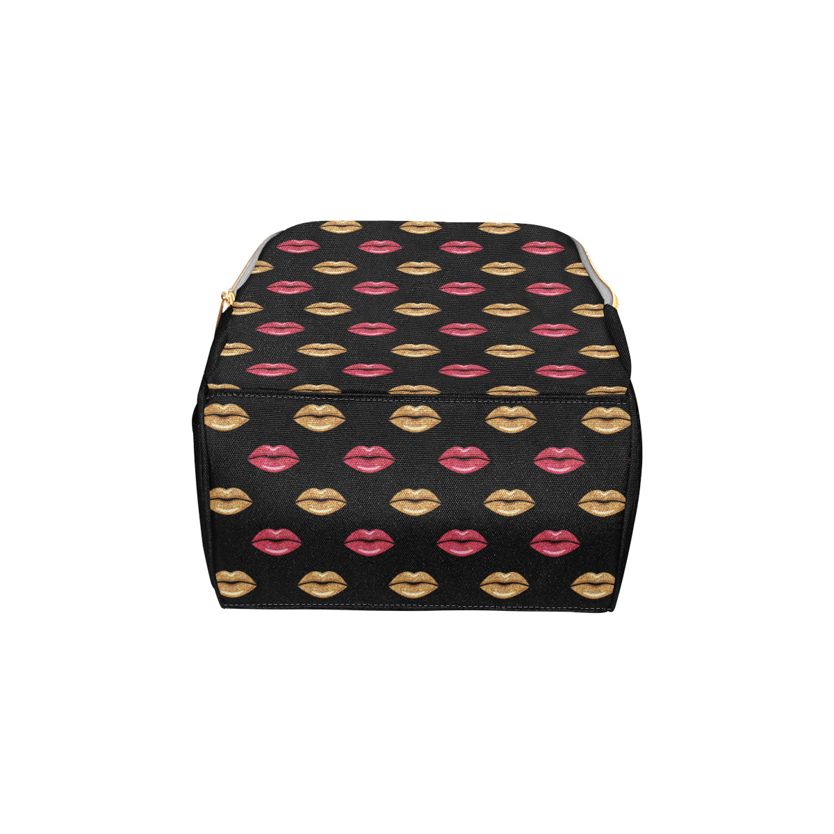 Lip Pattern Print Design 03 Diaper Bag Backpack