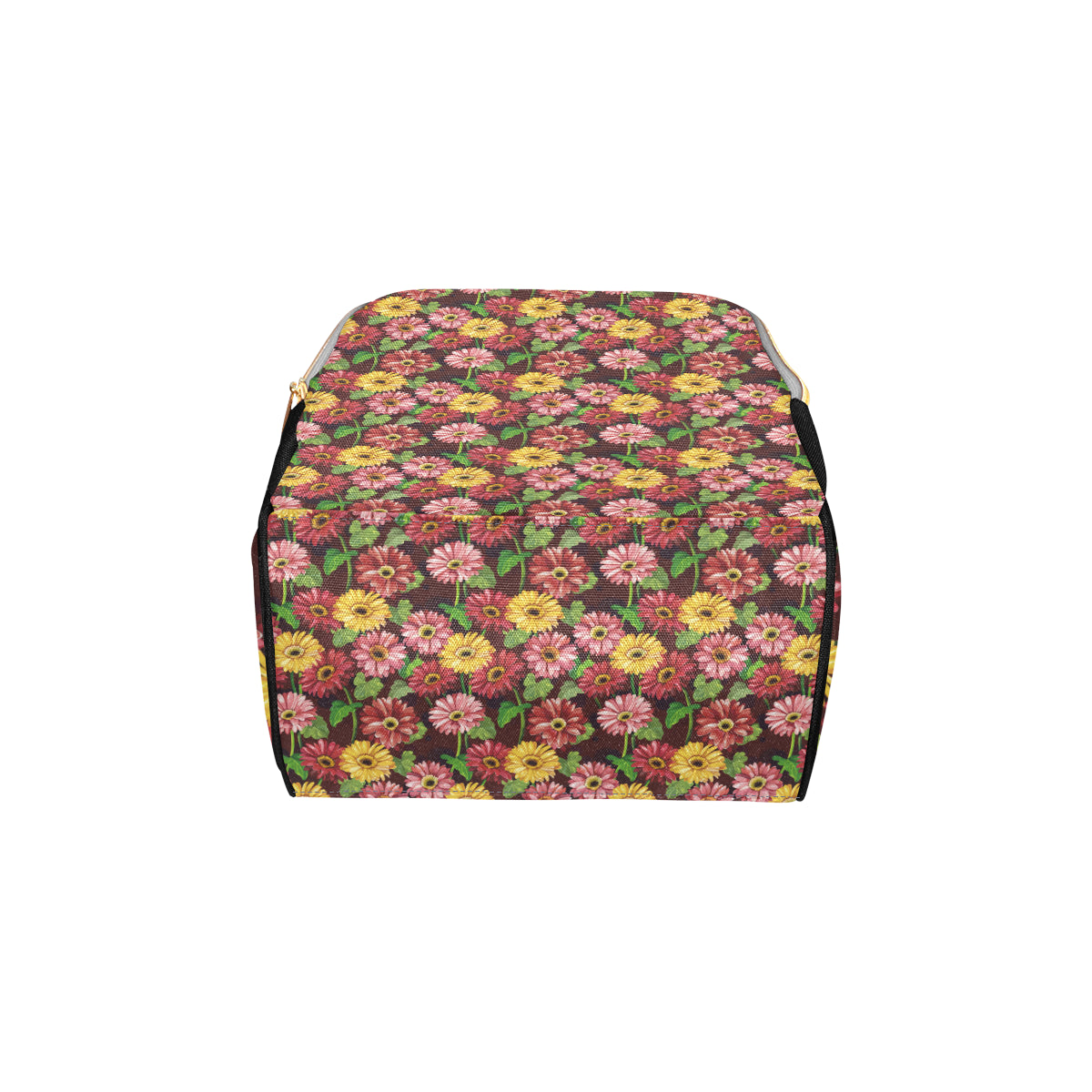 Daisy Gerbera Print Pattern Diaper Bag Backpack