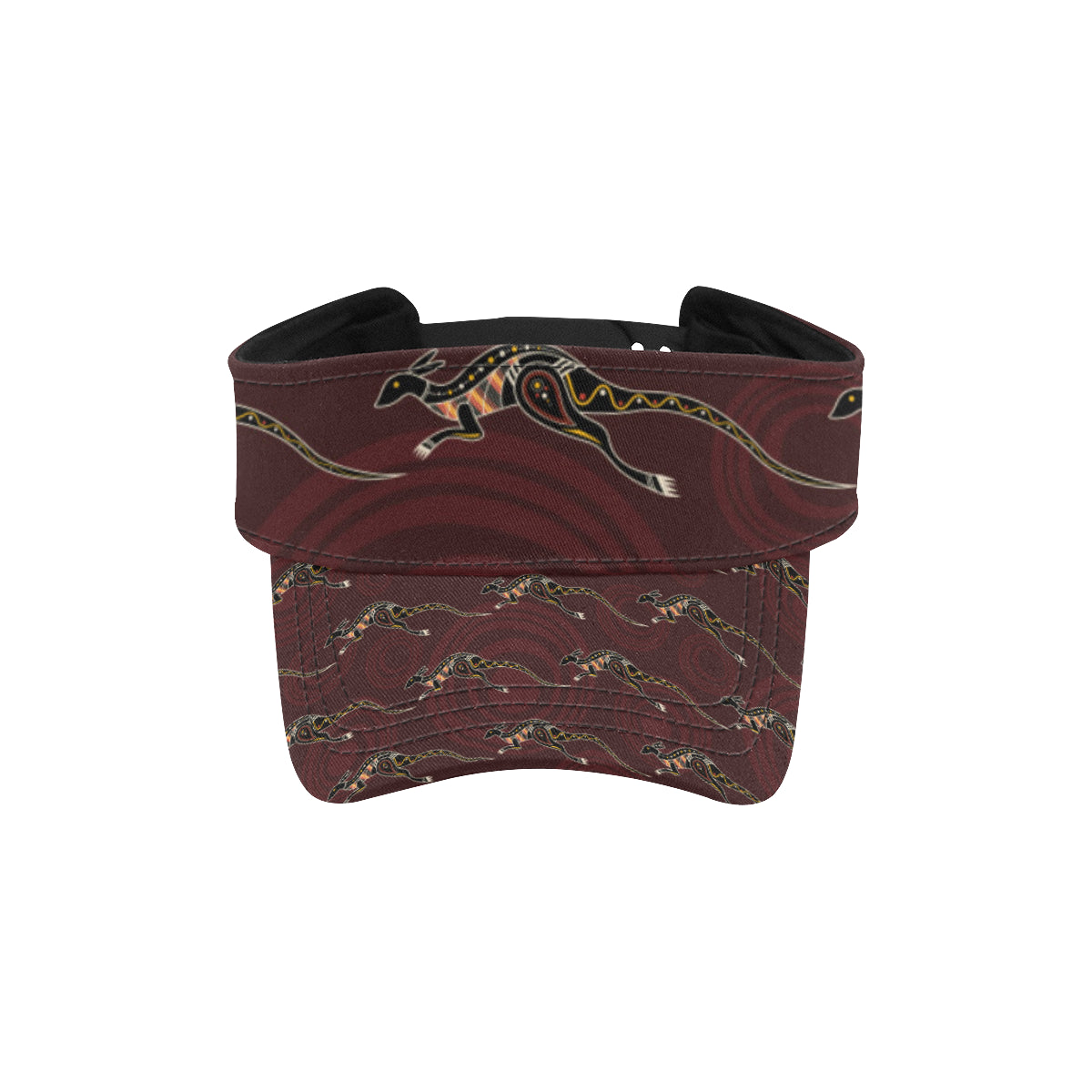 Kangaroos Pattern Print Design 05 Unisex Sun Visor