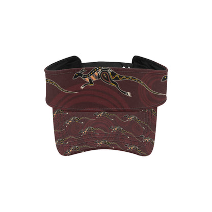 Kangaroos Pattern Print Design 05 Unisex Sun Visor