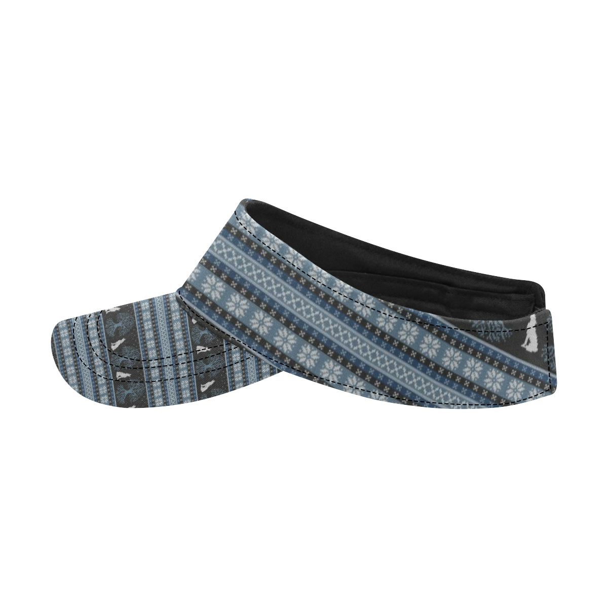 Wolf Tree of Life Knit Design Print Unisex Sun Visor