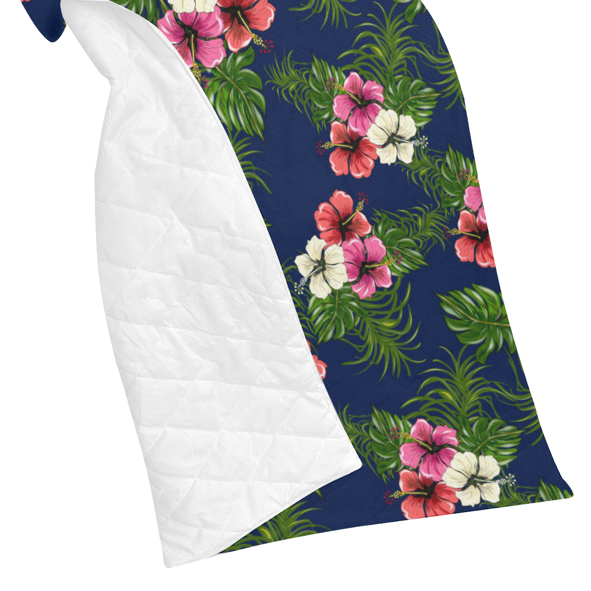 Hibiscus Pattern Print Design HB028 Premium Quilt