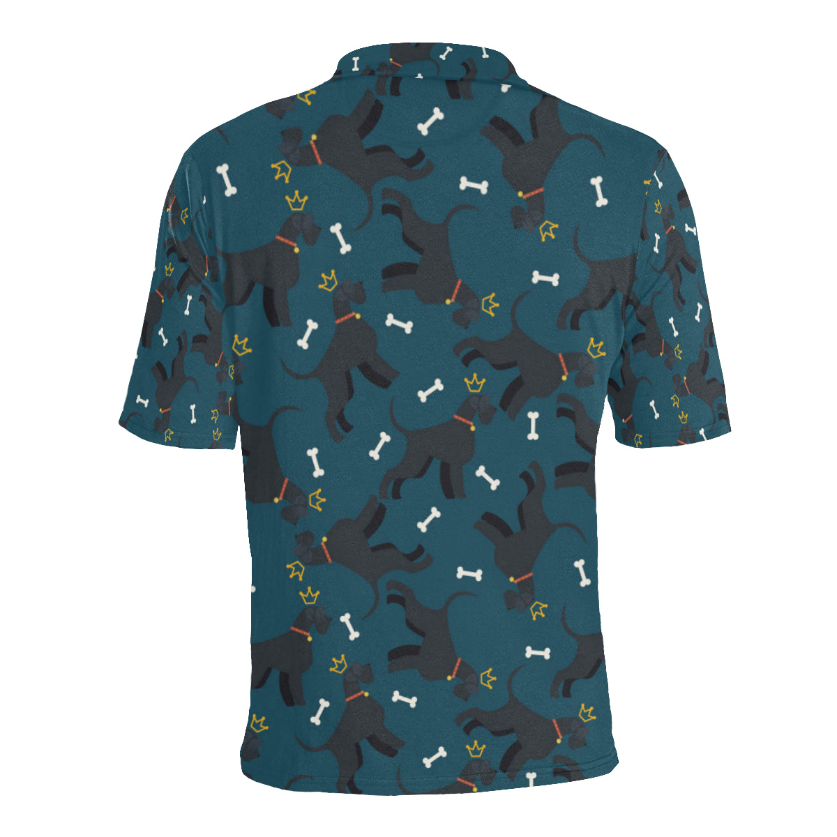 Schnauzers Pattern Print Design A04 Men Polo Shirt