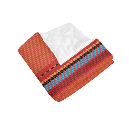 Mexican Pattern Print Design 05 Premium Quilt