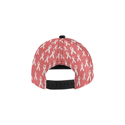 Autism Awareness Ribbon Design Print Snapback Cap