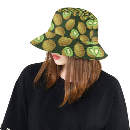 Kiwi Pattern Print Design KW04 Unisex Bucket Hat