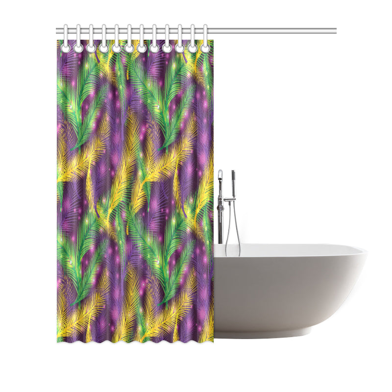 Mardi Gras Pattern Print Design 09 Shower Curtain