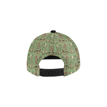 Native Indian Themed Design Print Snapback Cap