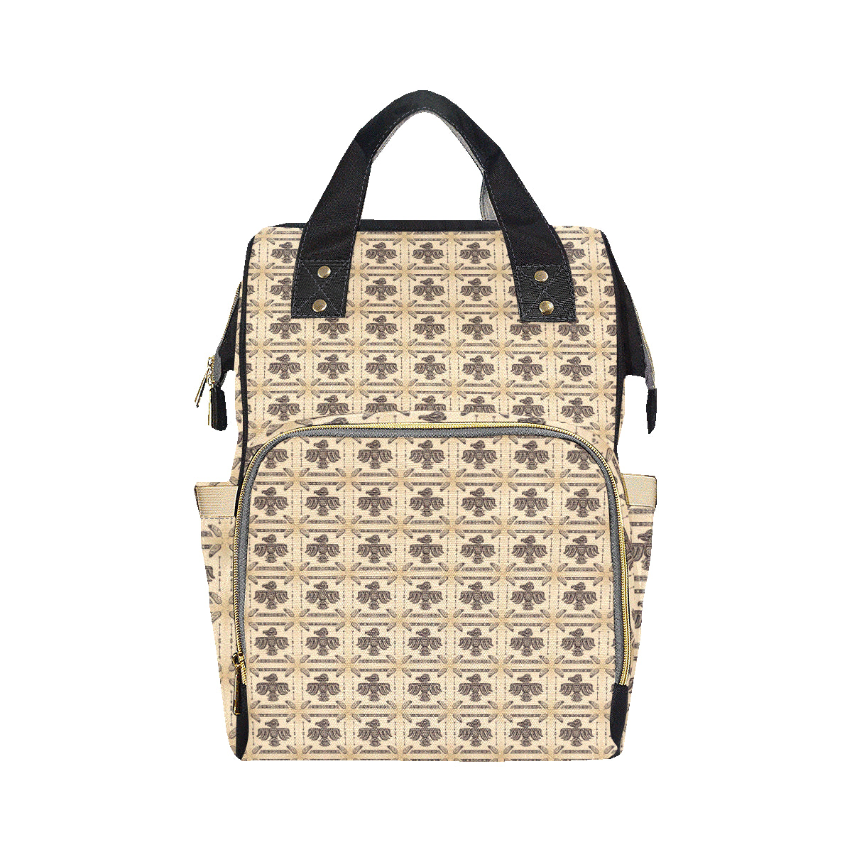 Native American Themed Design Print Diaper Bag Backpack