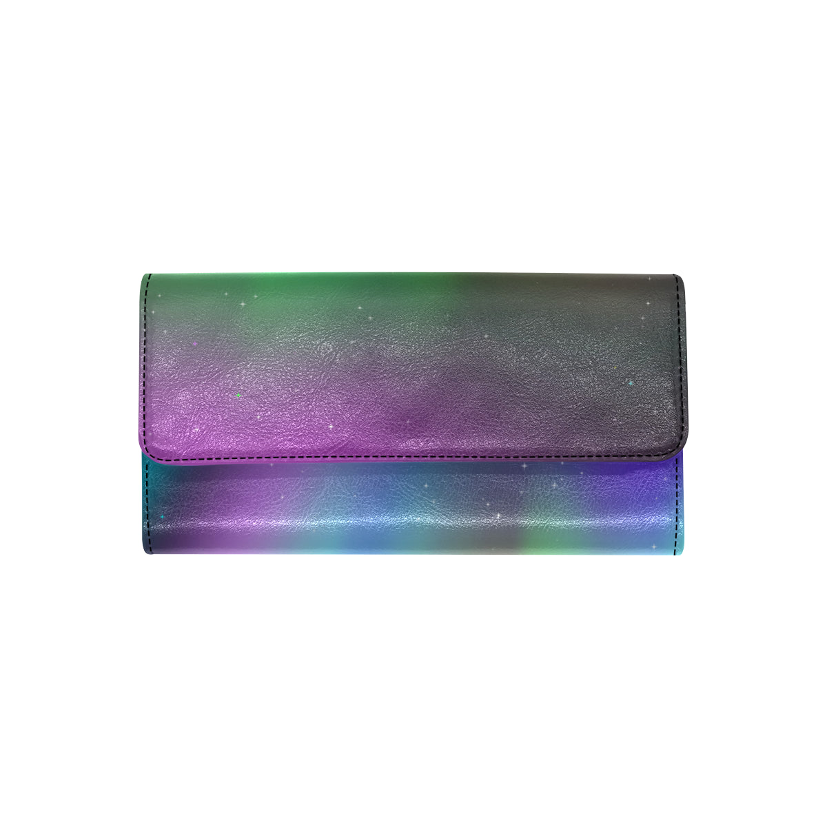 Aurora Borealis Pattern Print Design 03 Women's Trifold Wallet