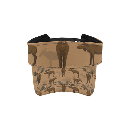 Moose Pattern Print Design 03 Unisex Sun Visor