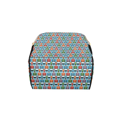 Nutcracker Pattern Print Design A02 Diaper Bag Backpack